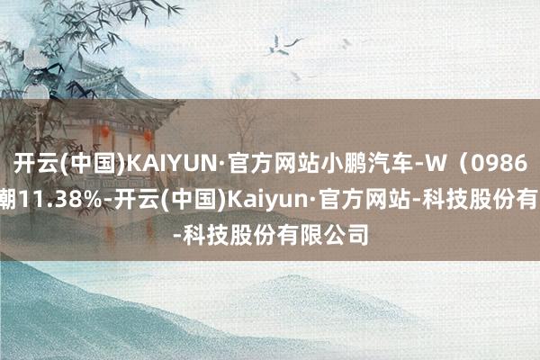 开云(中国)KAIYUN·官方网站小鹏汽车-W（09868）高潮11.38%-开云(中国)Kaiyun·官方网站-科技股份有限公司